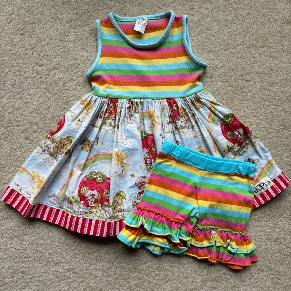 KPea Strawberry Shortcake Set 3t/4t